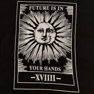 Graphic Shirt Unisex L/XL Sun Moon Future Is In Your Hands